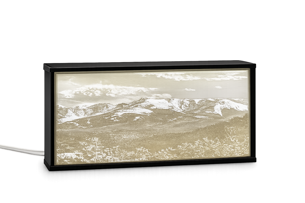 Colorado Rocky Mountain Night Light Box