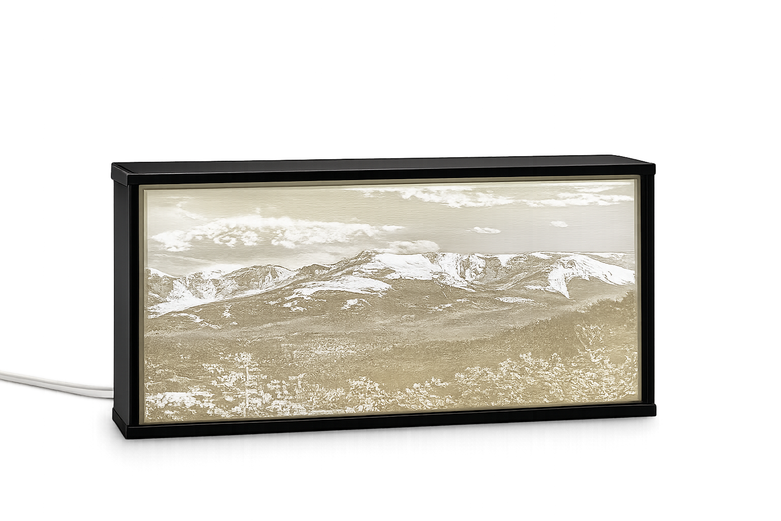 Colorado Rocky Mountain Night Light Box