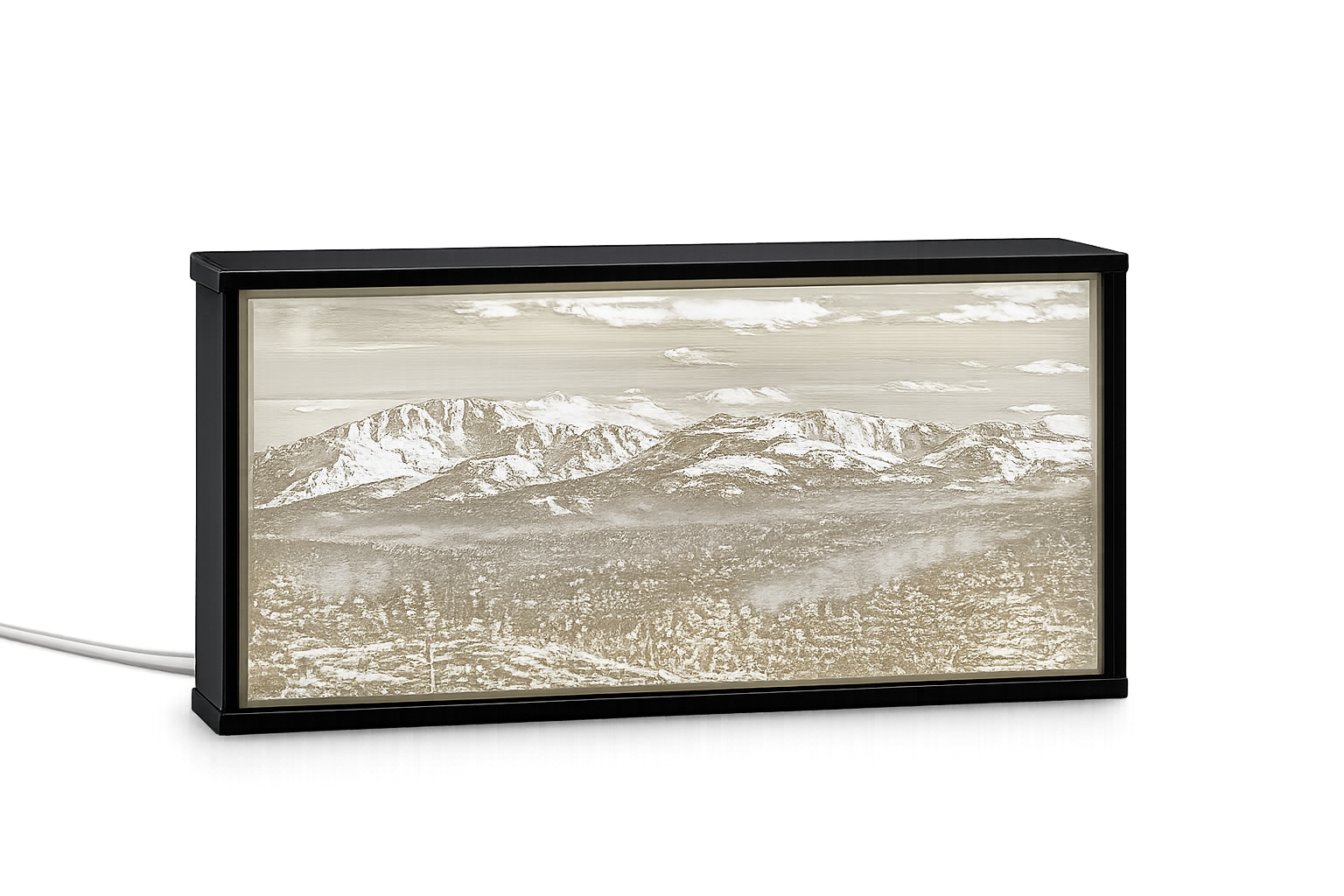 Colorado Rocky Mountain Night Light Box