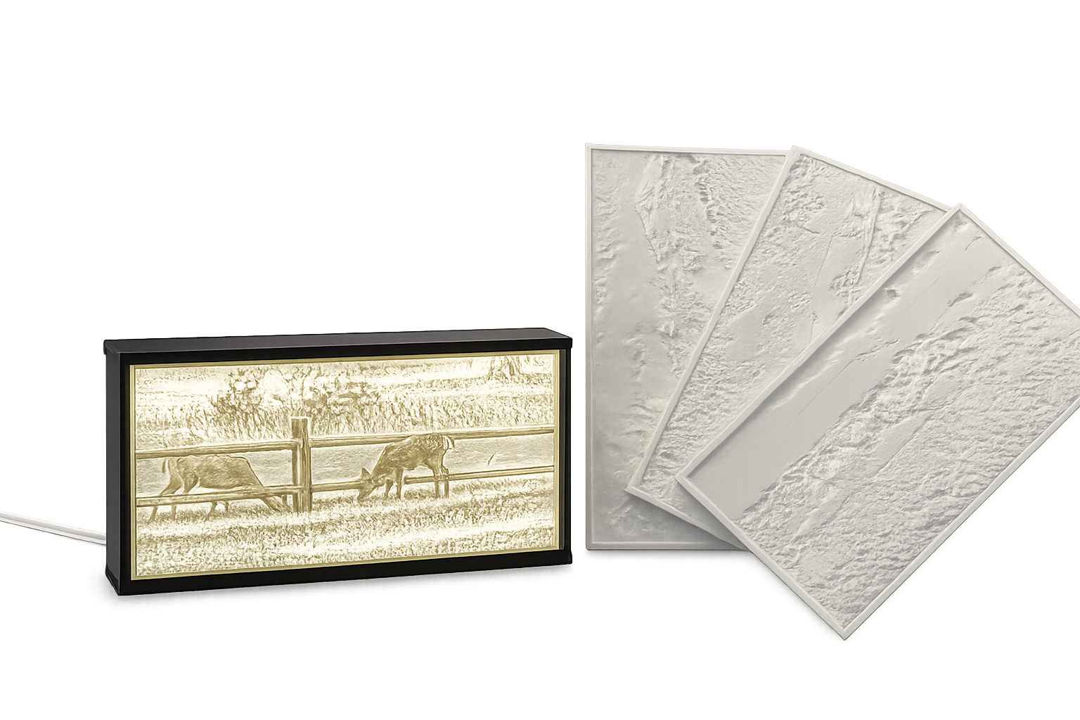 Colorado Rocky Mountain Night Light Box