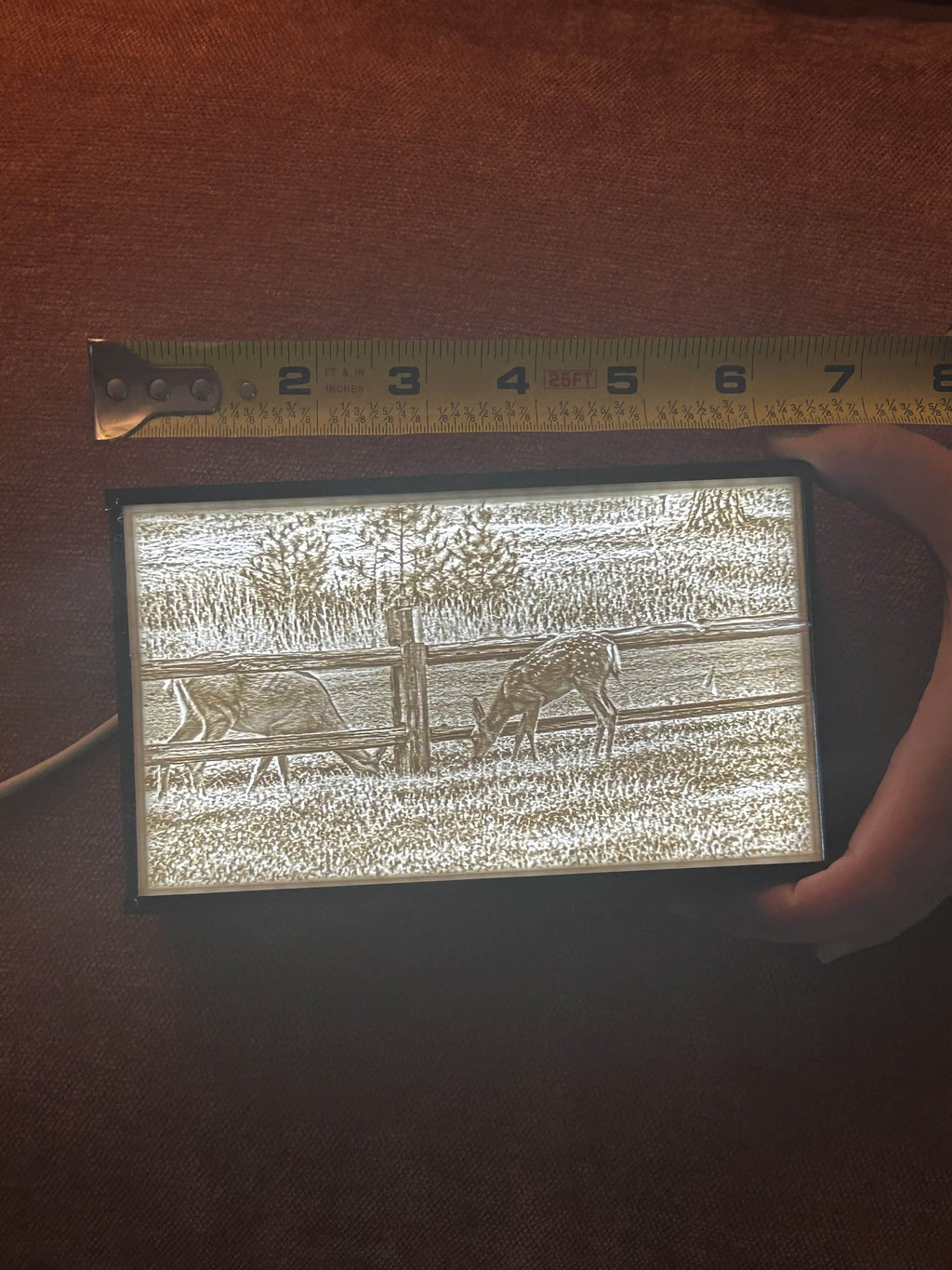 Colorado Rocky Mountain Night Light Box